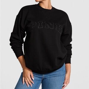 PINK Victoria's Secret Black Sweatshirt